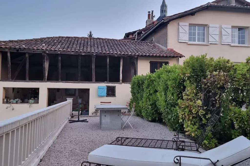 펜션 Maison Avec Grange & Piscine Vue Sur Les Pyrenees Puymaurin 프랑스