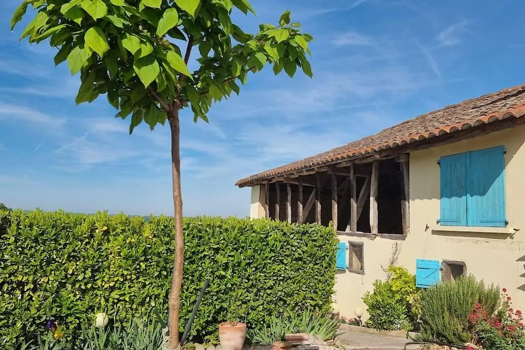 Maison Avec Grange & Piscine Vue Sur Les Pyrenees Puymaurin
